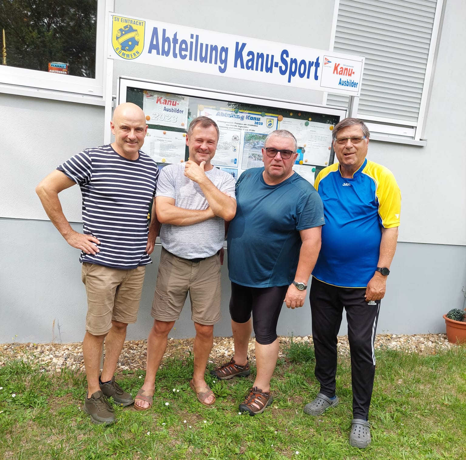 Treffen der erfolgreichen Kanu Sportler nach 28 Jahre